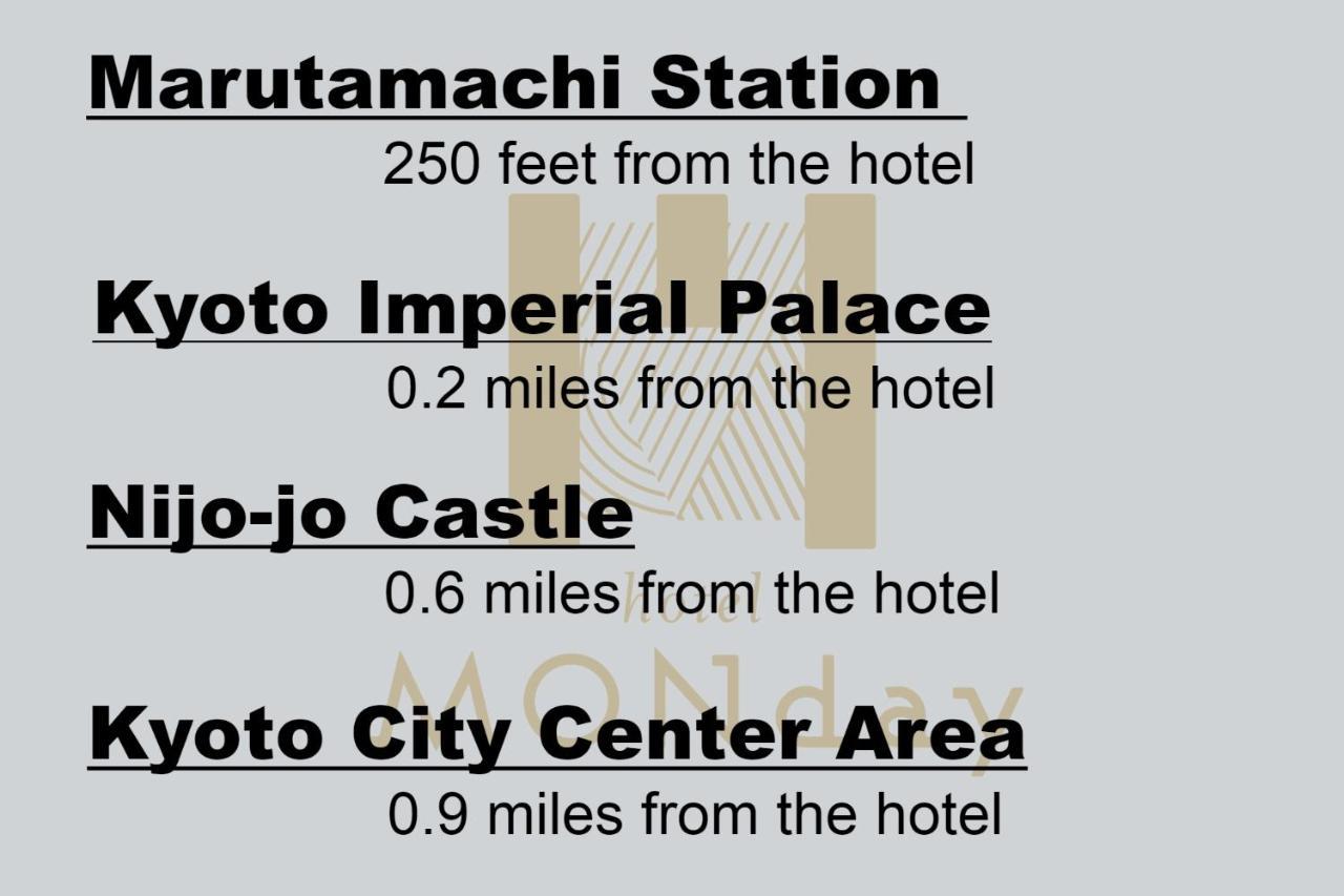 Hotel Monday Kyoto Marutamachi Exterior foto